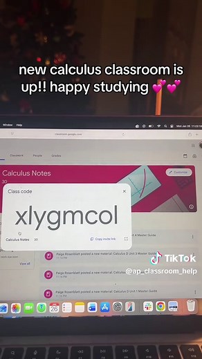 code: xlygmcol #ap #help #aptest #calc #calculus | calc classroom