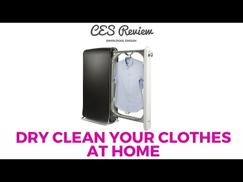 CES REVIEW | Whirlpool Swash System - In home dry cleaning demo