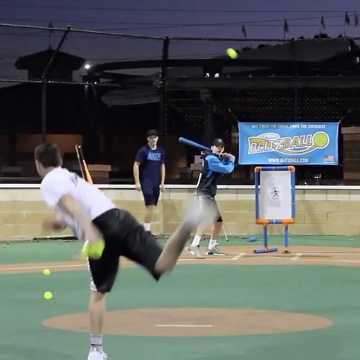 Mason’s (@noteveraverage) just FILTHY!🤮 #Blitzball #baseball #baseballboys #backyardbaseball #baseballtiktoks #baseballislife #foryoupage