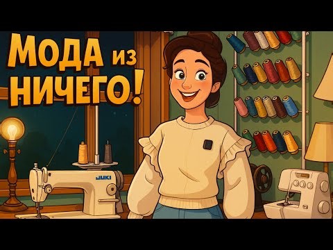 ЭТО БЫЛИ СТАРЫЕ ШТАНЫ?! Как я создала модную жилетку с рюшами из ничего
