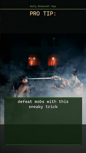 Minecraft tip: defeat mobs with this sneaky trick ⚔️