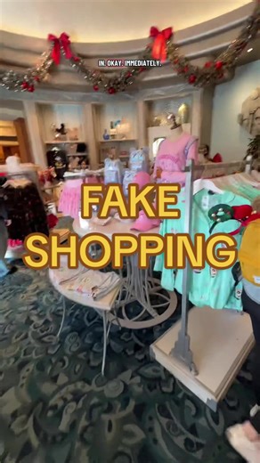 Exploring Fake Shopping at Disneyland California
