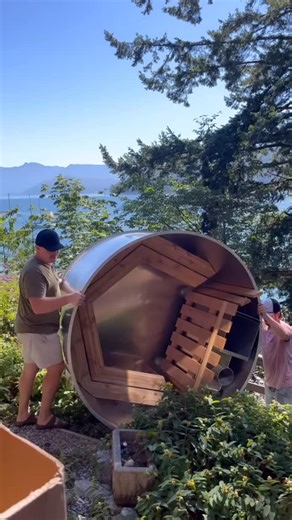 The AlumiTub was designed in 2001 with a marine grade aluminum foundation for moments like this. Closer to nature, closer to those you share it with. Made to go places, made for more of the good stuff. #woodfiredhottub #slowliving #watertherapy #craftsmanship #cedar woodburninghottub offgridliving outdoorbath hottub hottubinspiration nature saltwaterhottub georgiastraight beachhottub westcoast | AlumiTubs Wood Fired Hot Tubs