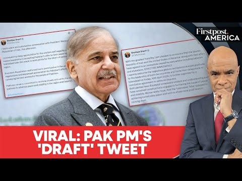 US-Iran Truce: Pak PM Shehbaz Sharif’s “Draft” Tweet Sparks Control Controversy | Firstpost America