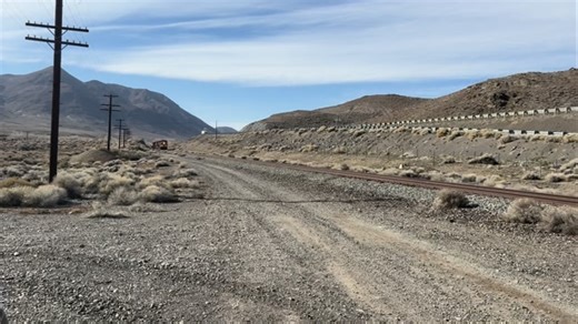 Roy Brennan on Instagram: "BNSF 3701 is storming through Painted Rock, NV heading east with mixed load on this gorgeous late morning. Caught it just in time and saw her knock down the signal. #trains #railfanning #renorailfans #railfans_of_instagram #railfan"
