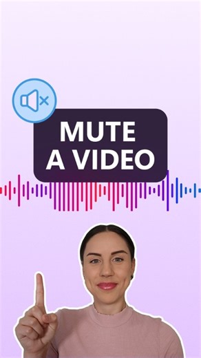 Microsoft Clipchamp on Instagram: "Learn how to mute a video in this quick tutorial. #clipchamp"