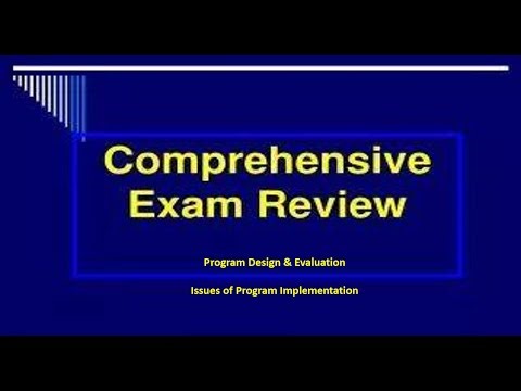 Program Evaluation and Implementation Review Video for Fall 2024