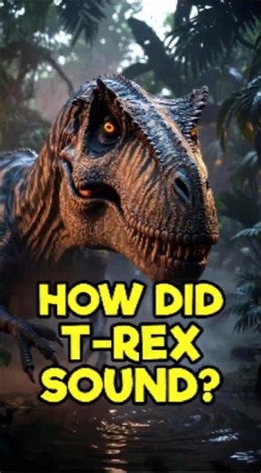 How Did T-Rex Sound? | Scientific Explanation #shorts #shortvideo #youtubeshort
