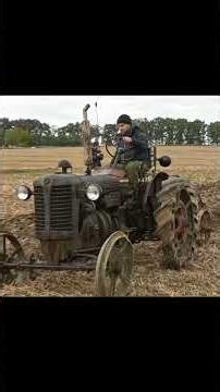 Old Tractors Plowing Like Machines! 🚜🌾 | Vintage Farming #Shorts