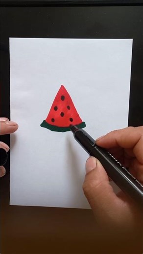 #draw #drawing #watermelon #pencil #learning #art 🍉