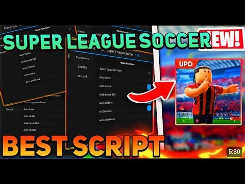 *NEW* OP Super League Soccer Script Auto Goals, Auto Tackle, Auto Gk , Inf Stamina *2024* Roblox