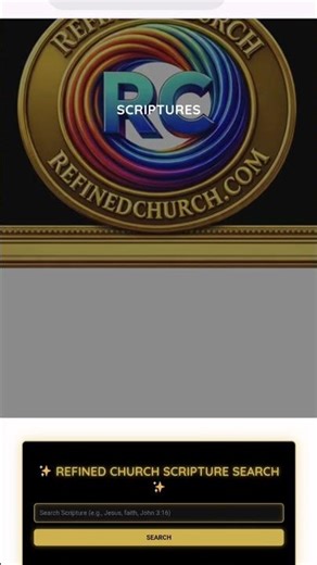 SCRIPTURE SEARCH IS LIVE. Search the entire King James Bible RefinedChurch.com AnointedProphet.com