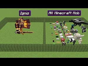 ignis vs all minecraft mobs x1000 | Minecraft Mob Battle