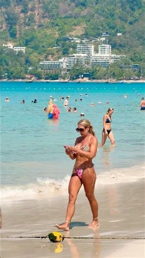 🇹🇭Phuket Beach Wonderful Beach Nice Summer Holiday 12🧜‍♀️ #phuketbeach