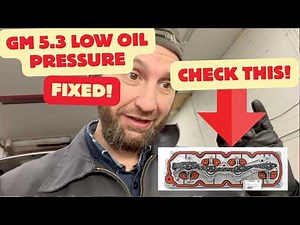 THE GM 5.3L LS LOW OIL PRESSURE PROBLEM SOLVED P0521,P0524,P0520