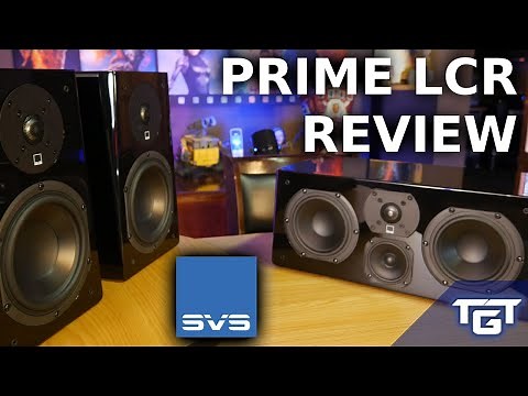 SVS PRIME BOOKSHELF and CENTER CHANNEL LCR Speaker System REVIEW!