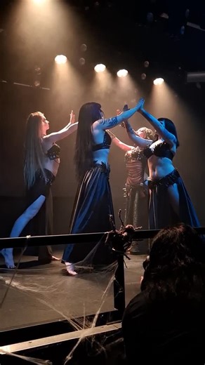 Kaven - Metal Fusion Belly Dance on Instagram: "Kaven performing ‘Love Potion’ with the one and only Diana Bastet at @pimentoshow 🔥 We were so honored to share the stage with you 🖤 Thank you @janitalunara for the video Music: Falling in Reverse – God is a Weapon #kaven #triokaven #dianabastet #metalbellydancers #pimento #pimento2025"