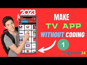 app creator 24 | how to create live tv app in app creator 24 | Part 1 | No Coding #paktipsandtricks