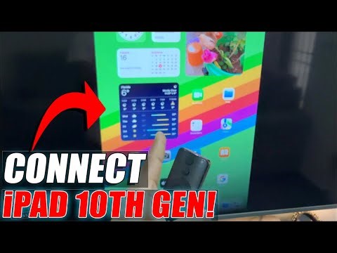 how to connect ipad 10th generation to smart tv?