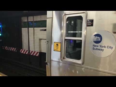 R160 F Train departs West 4th Street
