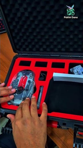 DJI Mini 4 Pro Accessories Organized 😮 Perfect Box Setup Satisfying! #mini4pro #drone #shorts #bome