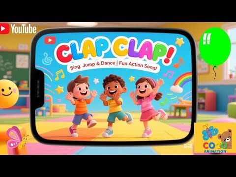 Clap Your Hands | Action Song for Kids | Sing, Jump, Dance & Move | Nursery Rhyme for Toddlers