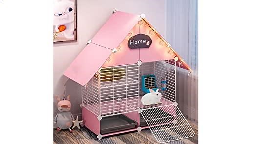 How to assemble a rabbit cage?