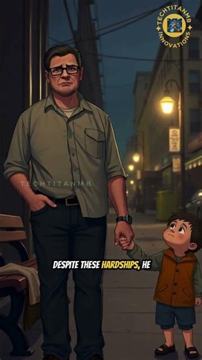 He Slept in a Public Bathroom With His Son… Years Later He Became a Millionaire #shorts #viral