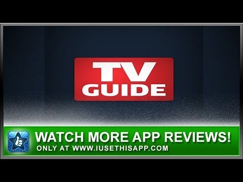 TV Guide iPhone App - Utility iPhone App - App Reviews