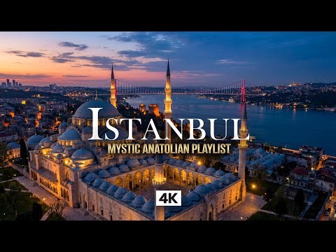 ISTANBUL in 4K – Mystic Ottoman Turkish Music | Deep Anatolian Drone Aerial Night