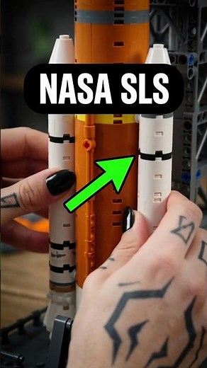 The Most Satisfying LEGO NASA Rocket Build #lego #nasa #asmr