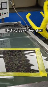 Hydrographics work great for deer skulls 🤝🏻 #hydrographics #hydrodipped #hydrodipping #customerservice | Peniture DIY