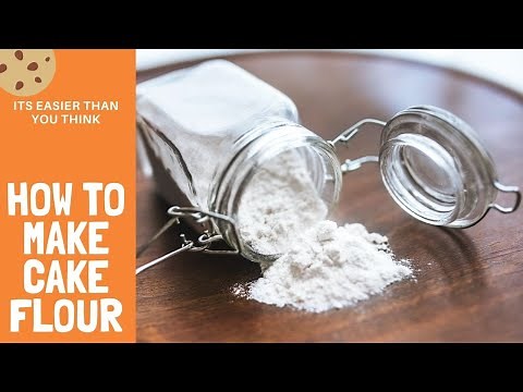 How to Make Cake Flour with All Purpose Flour | Cake Flour Recipes Easy