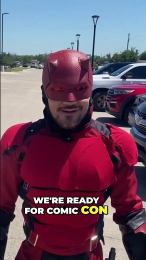 Daredevil Costume Reveal at Comic Con! (Finally) #shorts