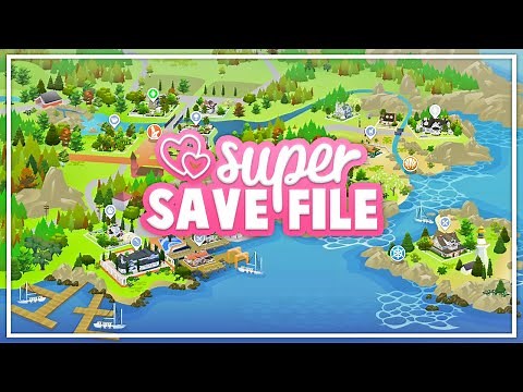 this super save file in the sims 4 blew my mind - the most amazing lots😍