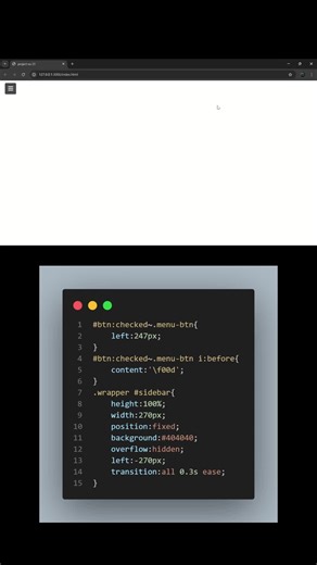 Day 20/30 of html and CSS projects..... #workout #code #passion #viral #foryou