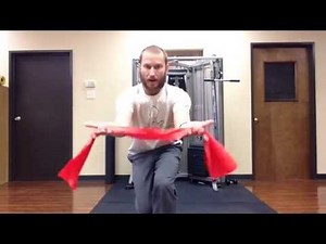 Horizontal Shoulder Abduction With Elastic Band