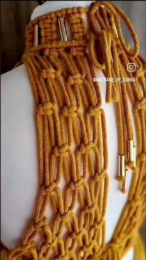 Tutorial on macrame skirt on my YT. Macrame Set is available immediately in size XS/S. Wordshipping