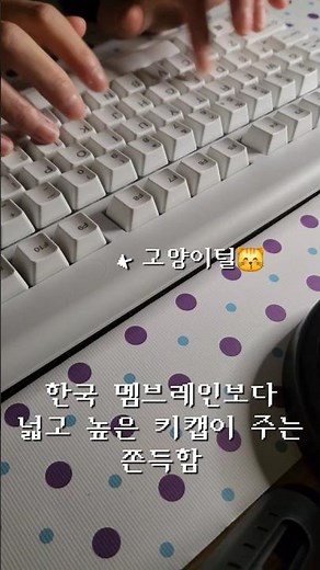 [키보드ASMR] 독일에서 온 멤브레인 키보드 Perixx PERIBOARD-106 간단 리뷰 #키보드소리 #키보드asmr #키보드리뷰