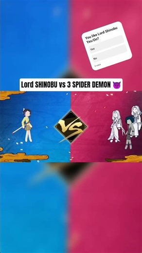 Lord SHINOBU vs 3 SPIDER DEMON 👿 | Demon Slayer Fighter Game Part- 8