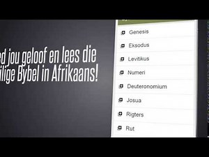Afrikaanse Bybel