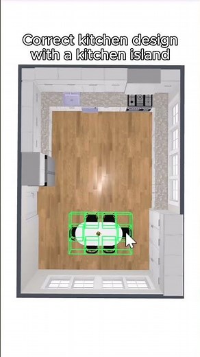 How to design kitchen space correctly: EXAMPLE