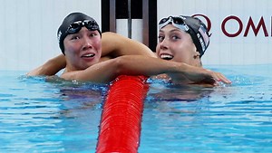 American swimmers take gold and silver in 100m women's butterfly