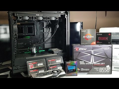 MSI B550 Gaming Edge WiFi & Ryzen 7 5800X Build Guide 2021
