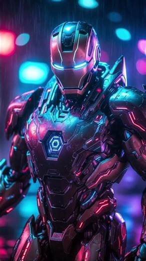What If Iron Man Was Cyberpunk? 🤖⚡ | AI Reimagined
