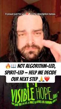 🔥📖 Not Algorithm-Led, Spirit-Led — Help Me Decide Our Next Step 🙏❤️ #Jesus #Bible #JesusChrist