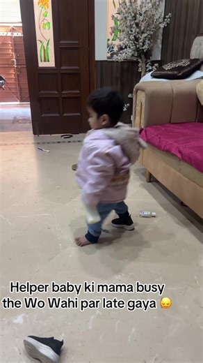 Helper Baby's Mama is Busy