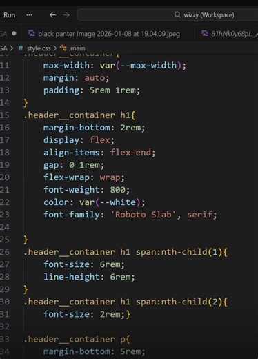 I built a responsive and interactive website inspired by the movie Black Panther using HTML, CSS, and JavaScript. The goal of the project was to showcase the movie’s theme, characters, and storyline while improving my front-end web development skills. Each technology played a specific and important role in the development of the website.#webdevelopment #webdeveloper #webprogramming #websitesyouneed #website