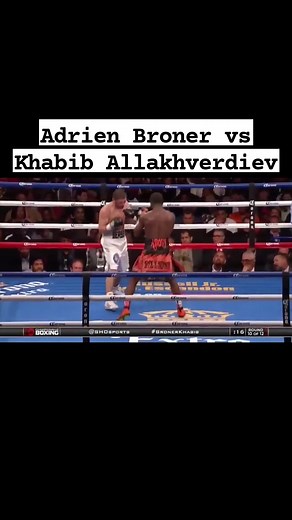1.3K reactions · 20 shares | The Adrien Broner vs. Khabib Allakhverdiev fight took place on October 3, 2015. The bout was for the vacant WBA junior welterweight world title and was held in Cincinnati, Ohio. Broner won the vacant WBA title defeating Allakhverdiev by TKO in the 12th round. Broner's win was not a surprise by boxing aficionados, as Allahkverdiev is known to be a slow, soft-punching opponent. | Oman Fights Updates | Facebook