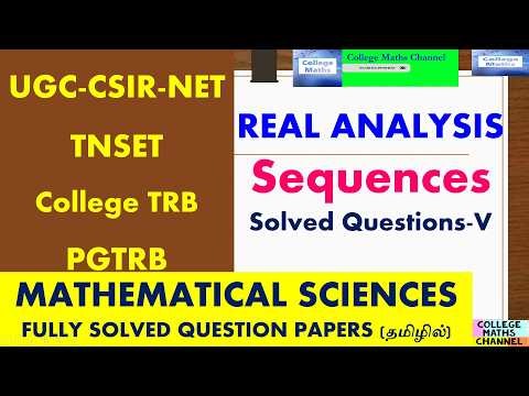 TNSET MATHS-TNSET exam-CSIRNETMATHS-Real Analsis-questions-9and10-SOLVED QUESTIONS-PGTRB-COLLEGE TRB